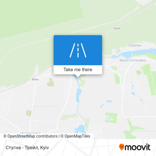 Карта Стугна - Трейл