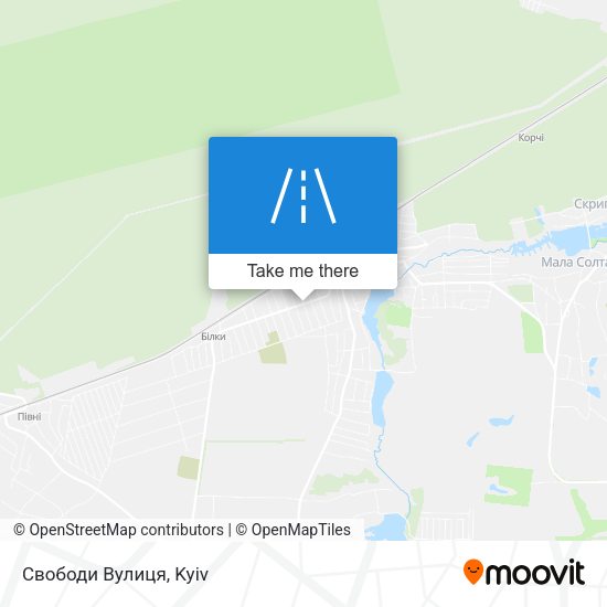 Свободи Вулиця map