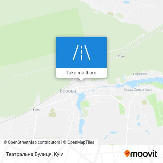 Карта Театральна Вулиця