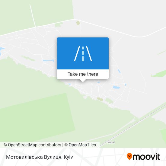 Мотовилівська Вулиця map