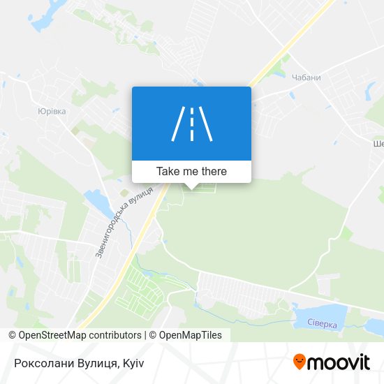 Роксолани Вулиця map