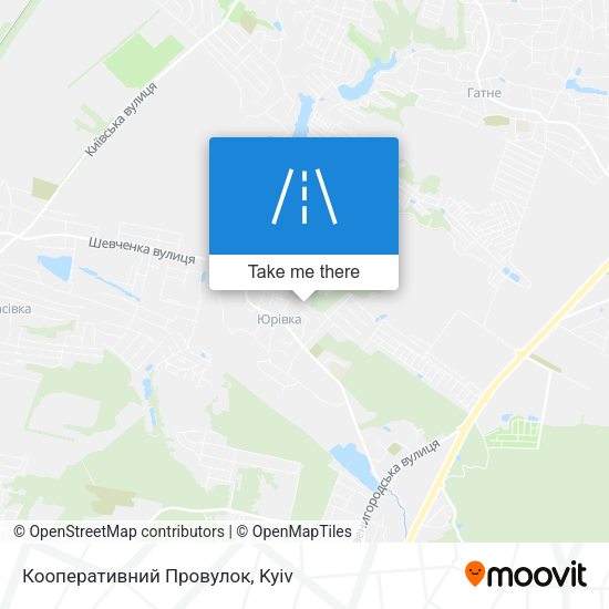 Кооперативний Провулок map