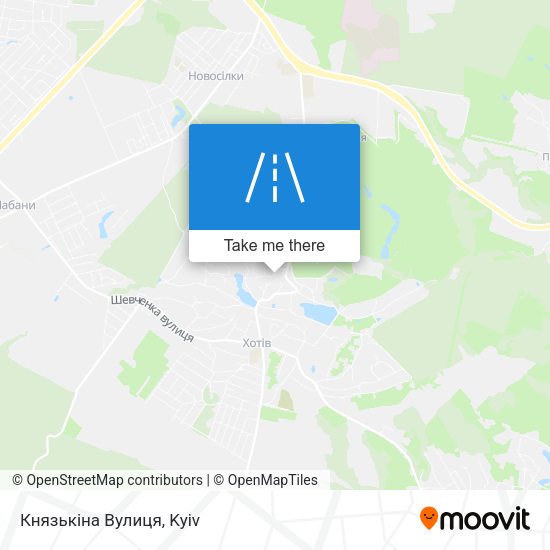 Князькіна Вулиця map