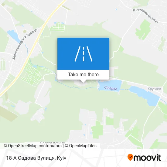 Карта 18-А Садова Вулиця