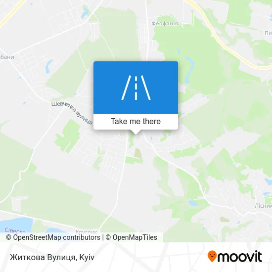 Карта Житкова Вулиця