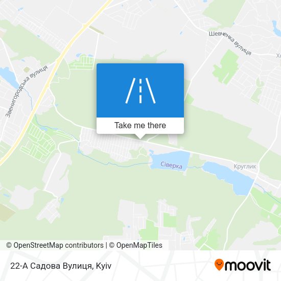 22-А Садова Вулиця map