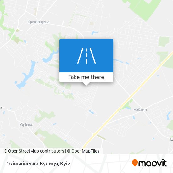 Охіньківська Вулиця map