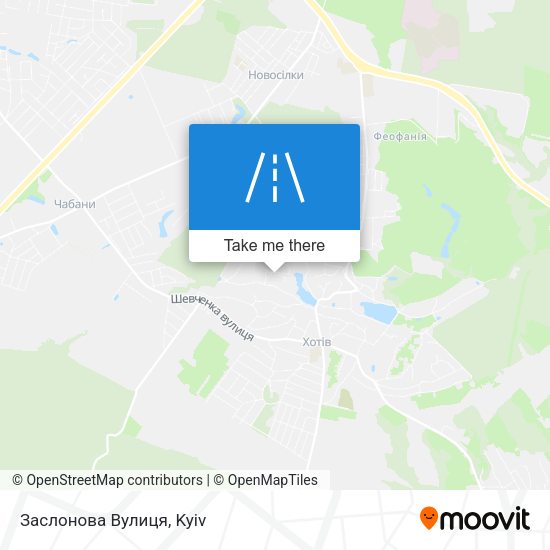 Заслонова Вулиця map