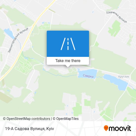 19-А Садова Вулиця map