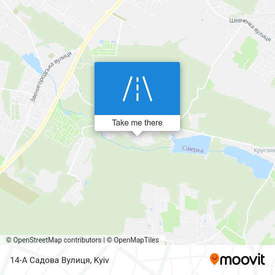 14-А Садова Вулиця map