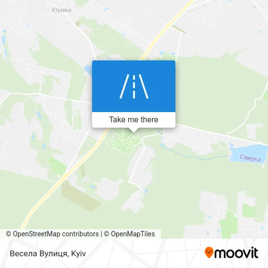 Карта Весела Вулиця