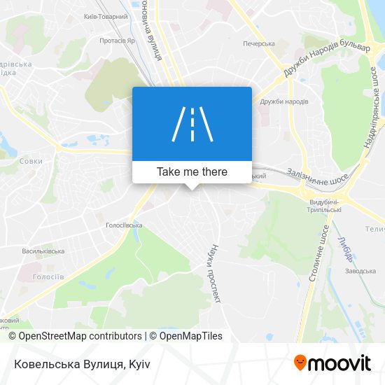 Ковельська Вулиця map