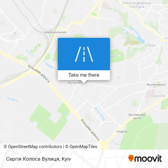 Карта Сергія Колоса Вулиця