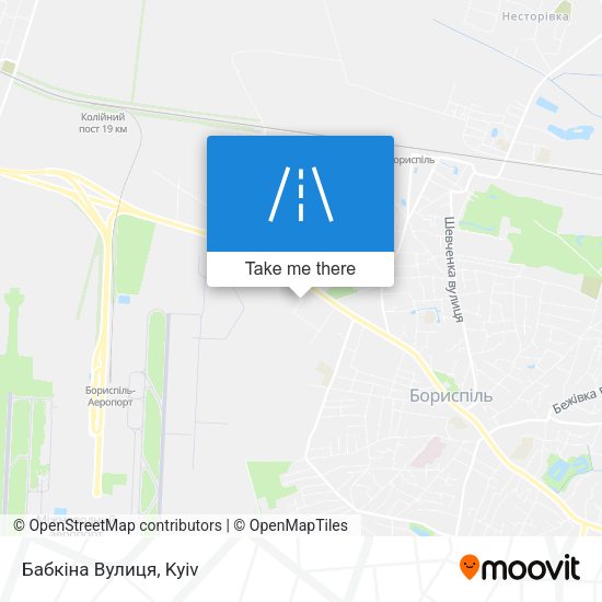 Бабкіна Вулиця map