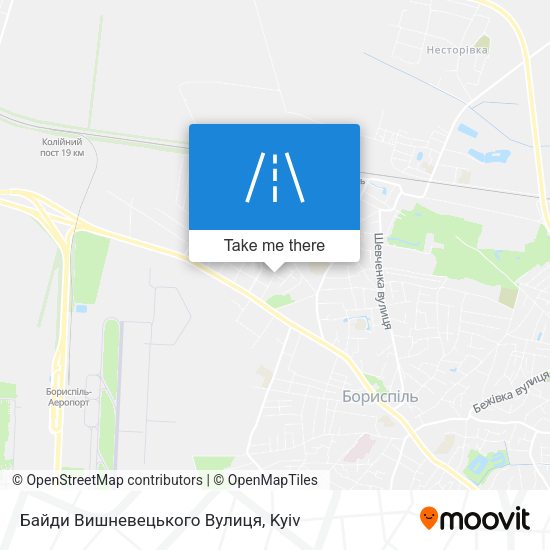 Байди Вишневецького Вулиця map