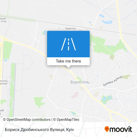 Бориса Дробинського Вулиця map