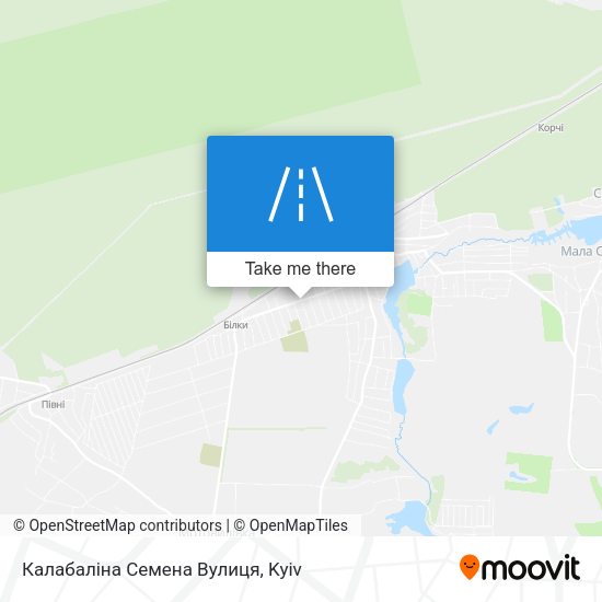 Калабаліна Семена Вулиця map