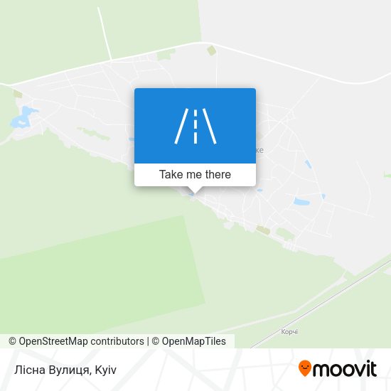 Лісна Вулиця map