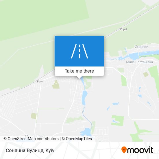 Сонячна Вулиця map