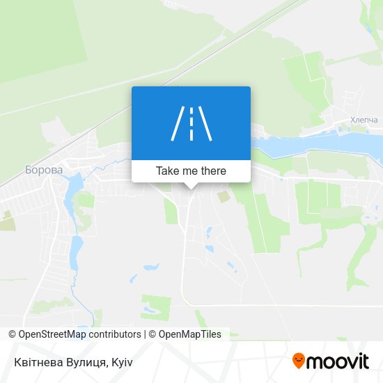 Квітнева Вулиця map