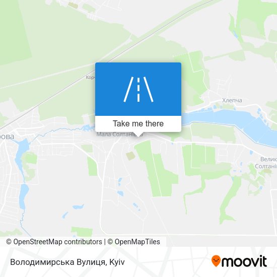 Володимирська Вулиця map