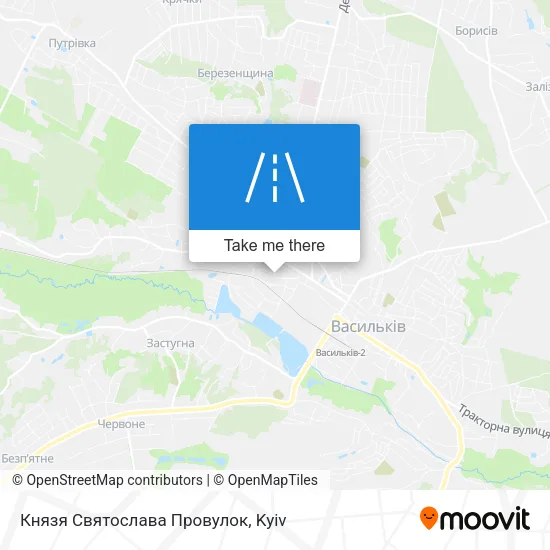 Карта Князя Святослава Провулок