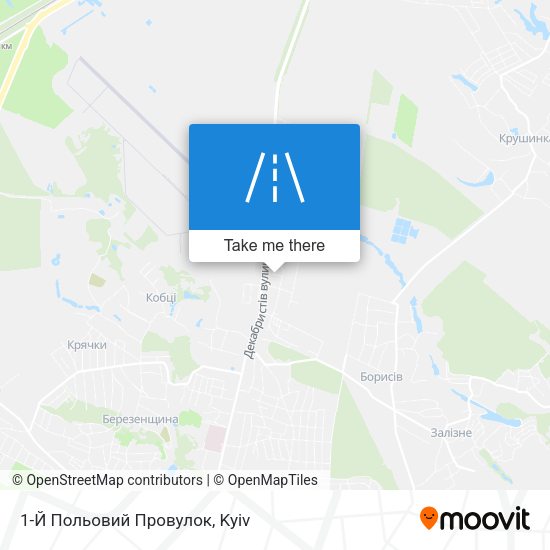 1-Й Польовий Провулок map