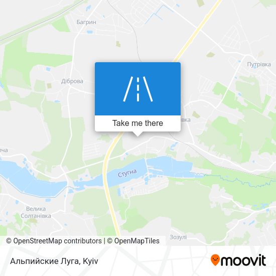 Альпийские Луга map