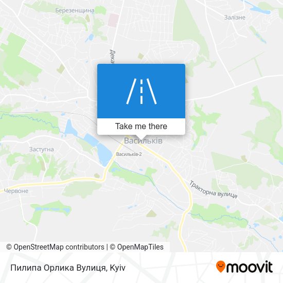 Пилипа Орлика Вулиця map