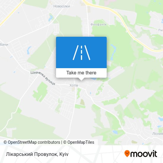 Лікарський Провулок map