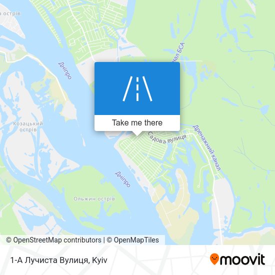1-А Лучиста Вулиця map