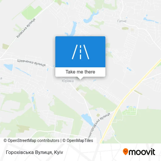 Карта Горохівська Вулиця