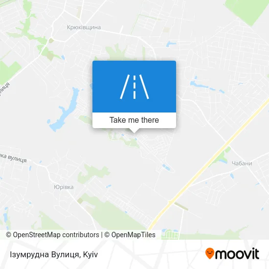 Карта Ізумрудна Вулиця