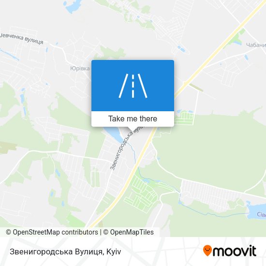 Звенигородська Вулиця map