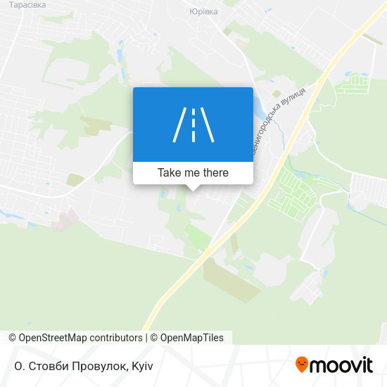 О. Стовби Провулок map