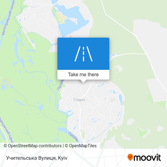 Учительська Вулиця map