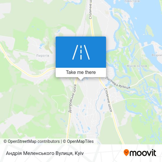 Андрія Меленського Вулиця map