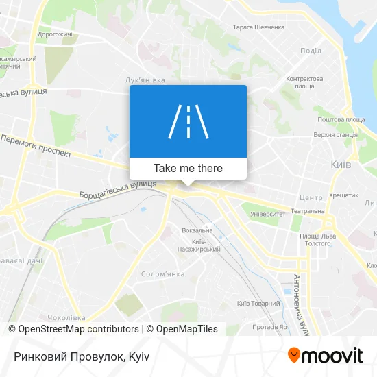 Карта Ринковий Провулок