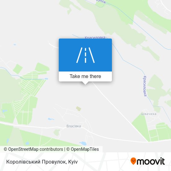 Карта Королівський Провулок