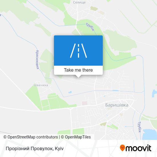 Прорізний Провулок map