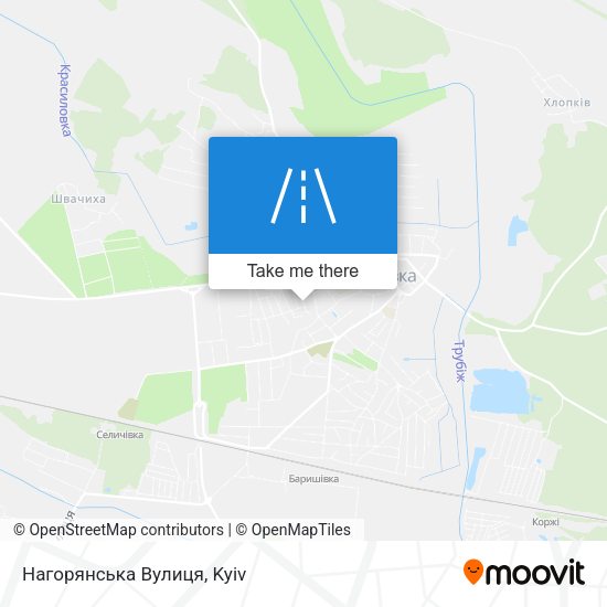 Нагорянська Вулиця map
