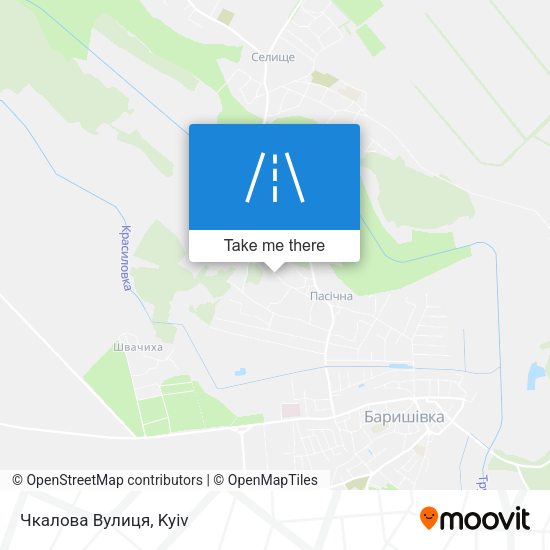 Карта Чкалова Вулиця