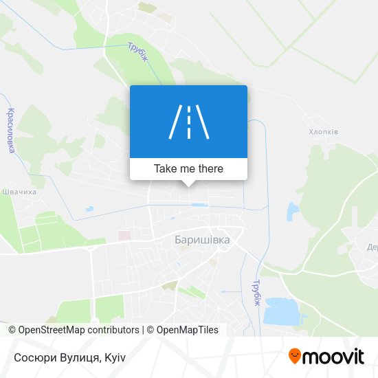 Сосюри Вулиця map