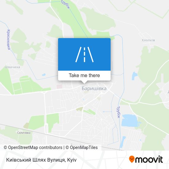 Київський Шлях Вулиця map