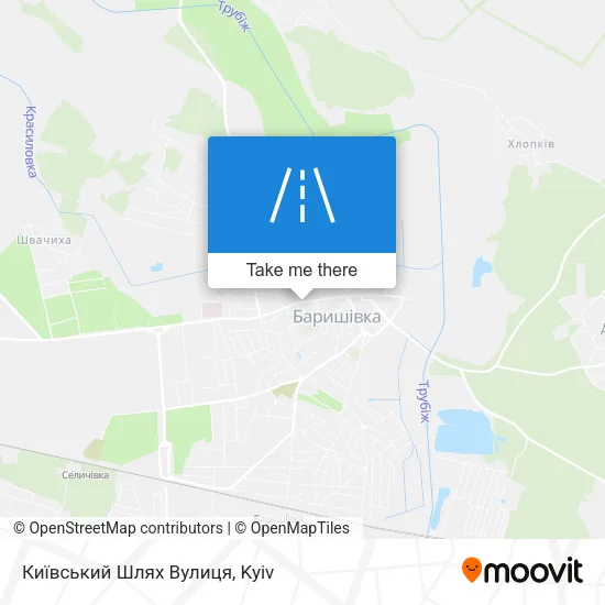 Київський Шлях Вулиця map
