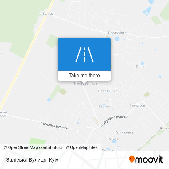 Заліська Вулиця map