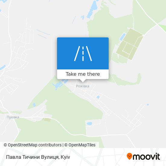 Павла Тичини Вулиця map