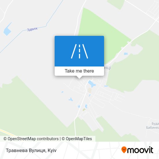 Травнева Вулиця map