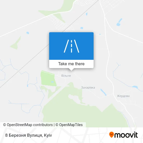 Карта 8 Березня Вулиця