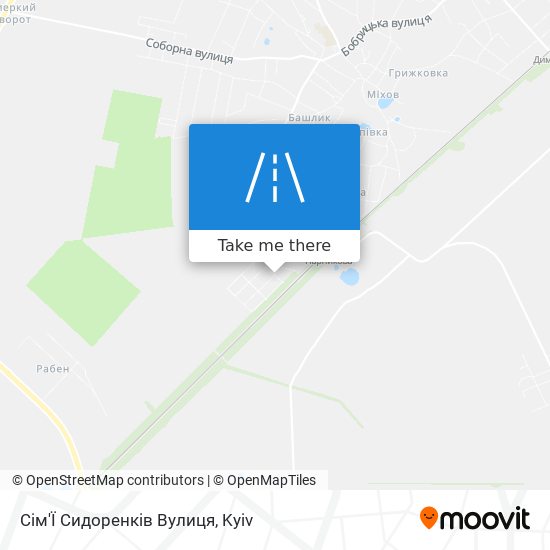 Карта Сім'Ї Сидоренків Вулиця